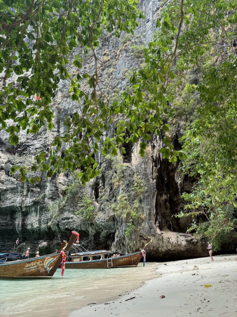 One of the best things to do in krabi with kids - get on a boat!