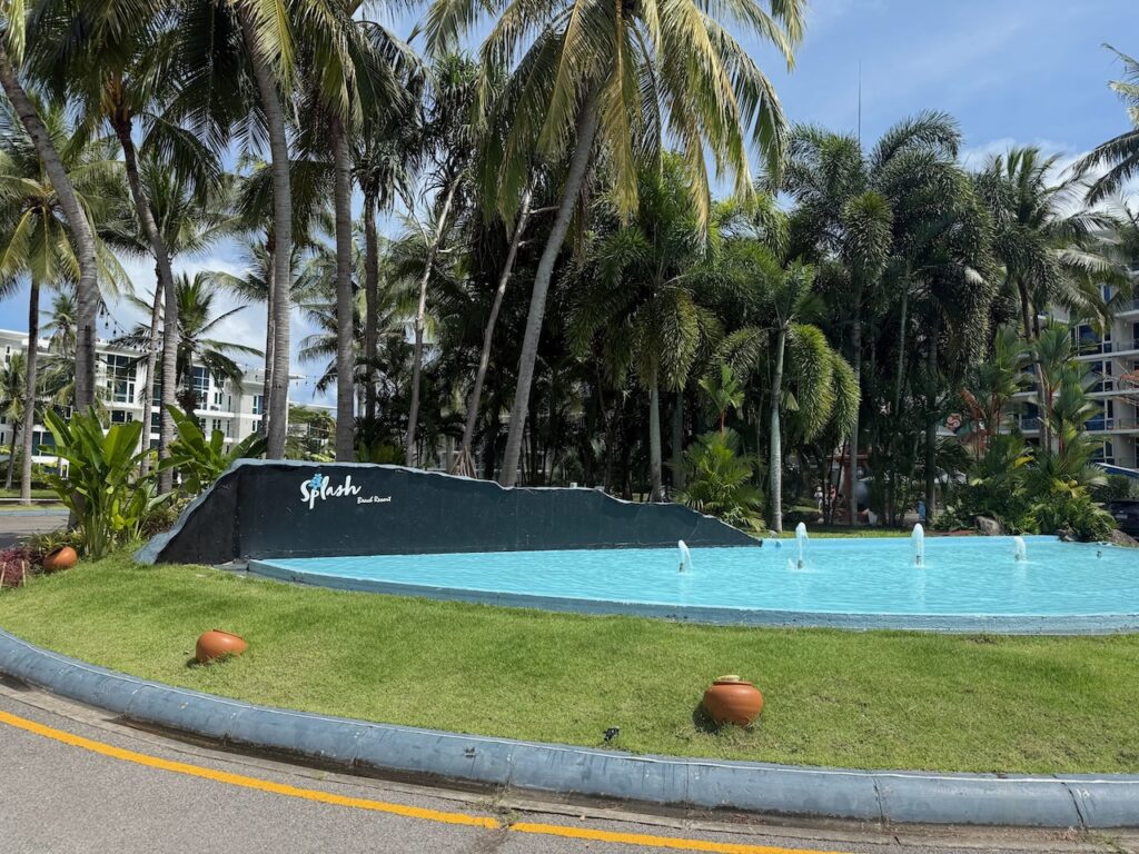 Our third pick for the best hotels in Phuket for Families: Splash Beach Resort with a waterpark!